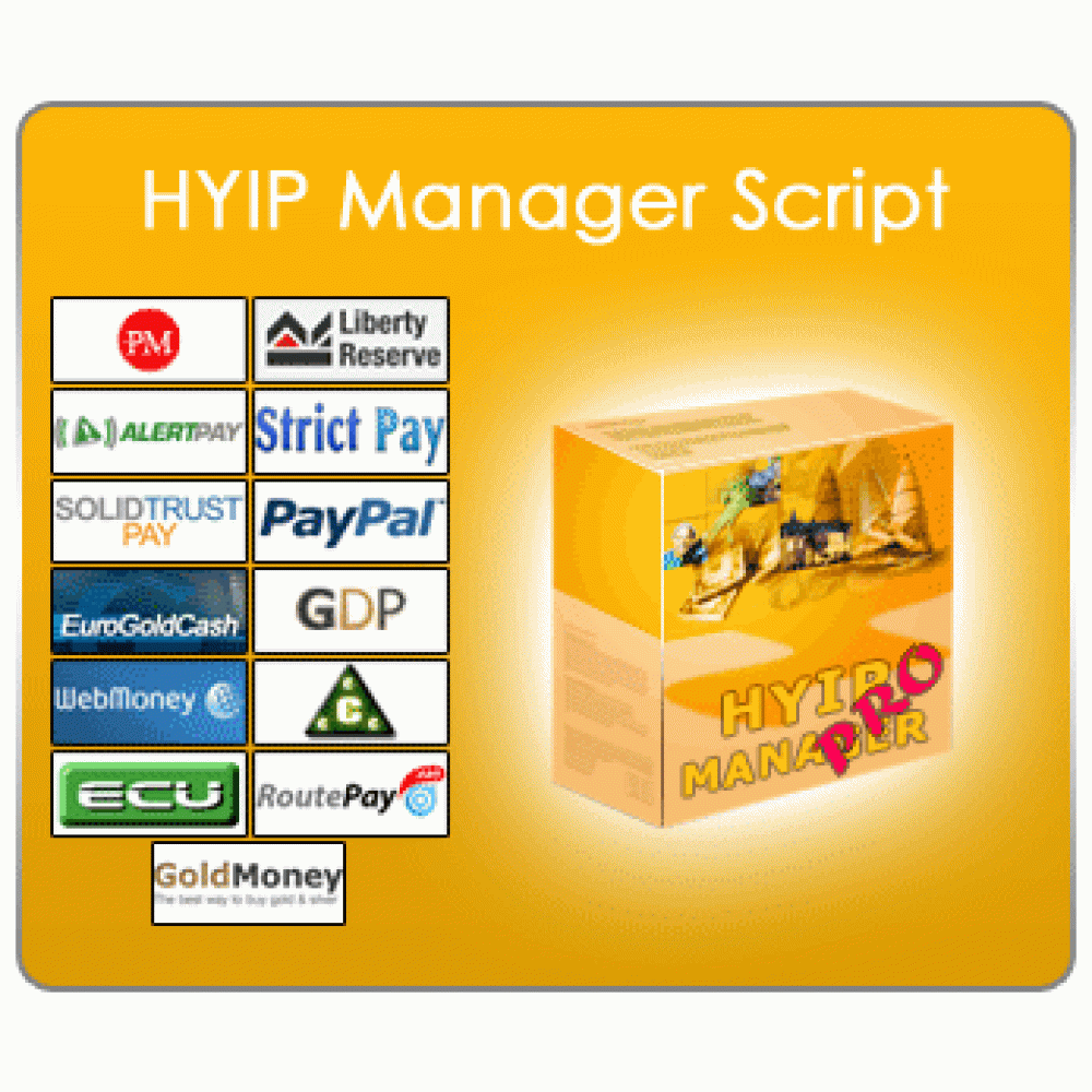 Hyip Manager Pro 2020 Non Licensed