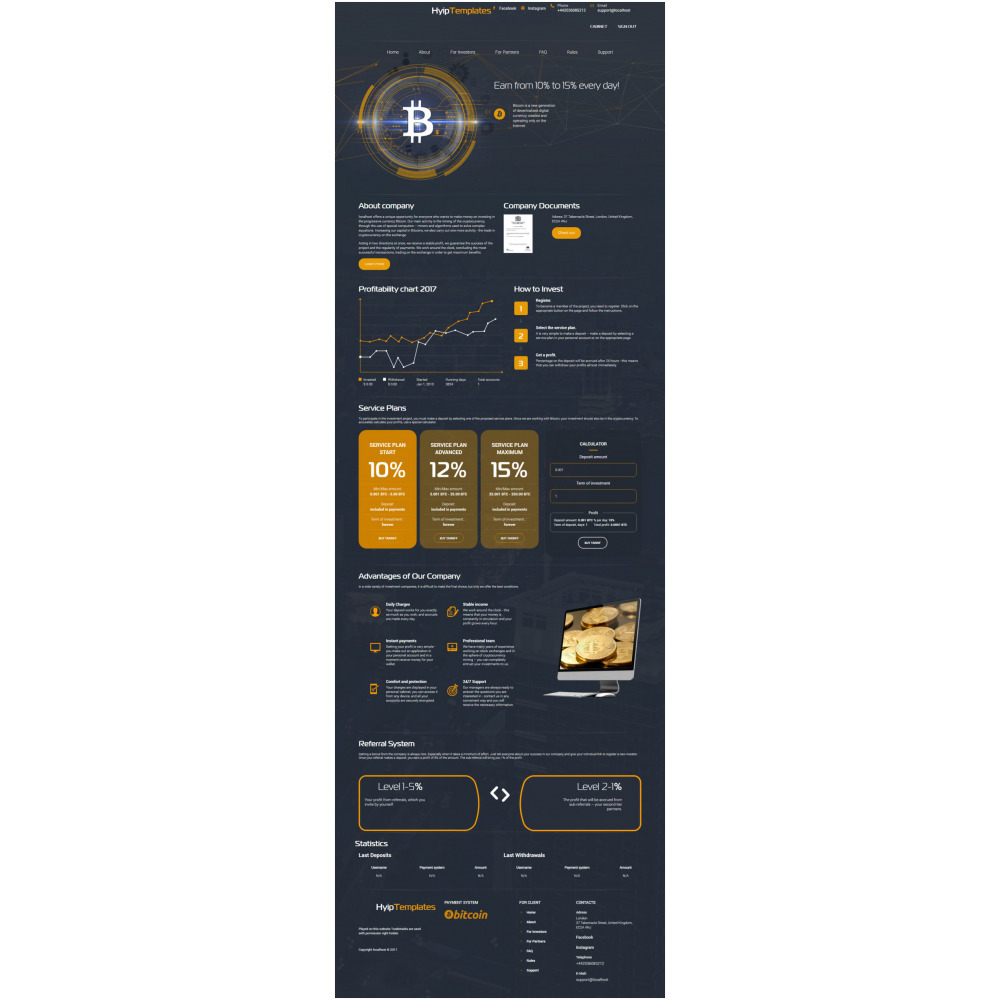 GoldCoders Hyip Template – 228