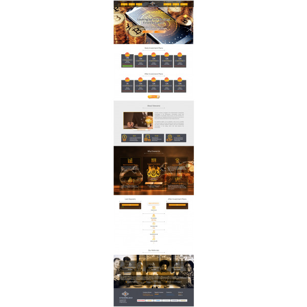 GoldCoders HYIP Template – 269