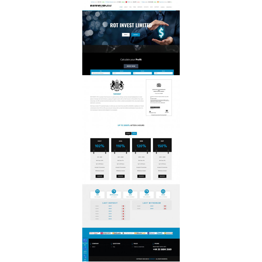 Goldcoders Hyip Template – 328