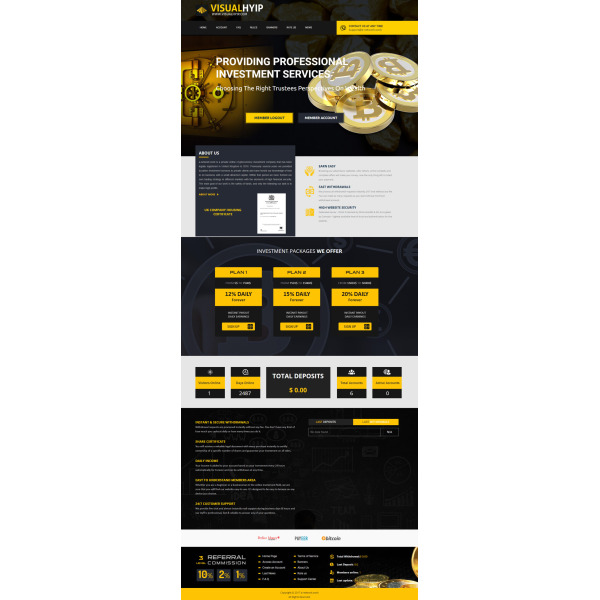 Goldcoders Hyip Template 378